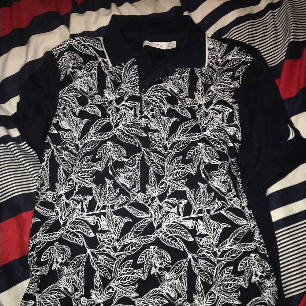 Flower design Nautica polo